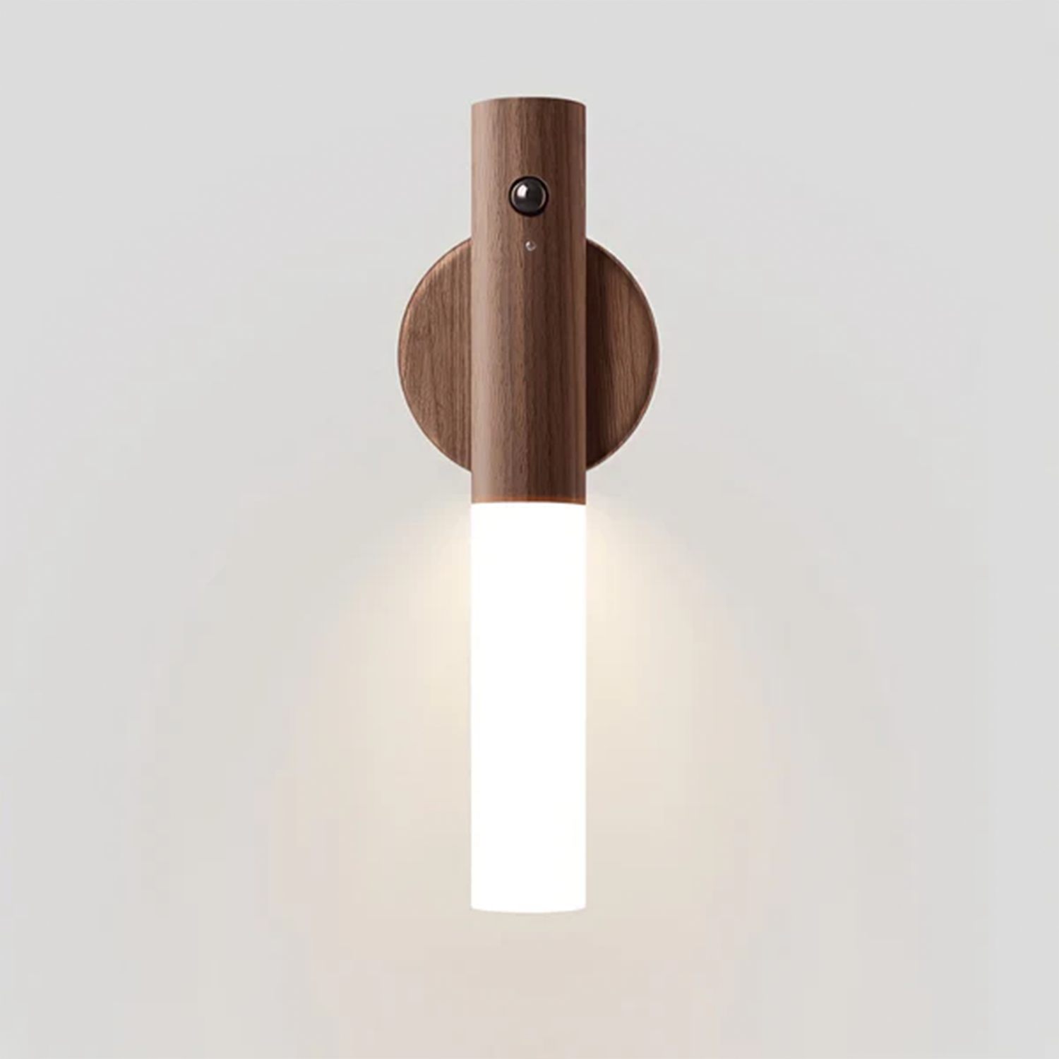 Wireless Motion Sensor Wall Light, Detachable Cylindrical Indoor Lighting Fixture For Bedroom And Closet Spaces