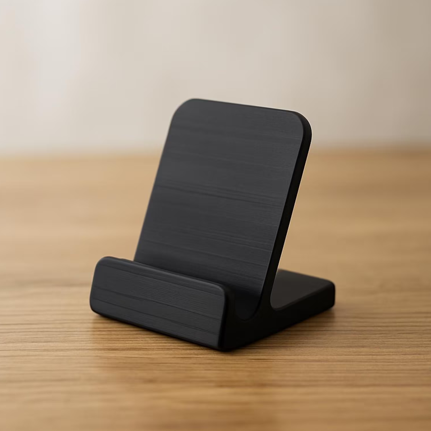 Sleek Angled Desktop Device Cradle, Simple Compact Smartphone Support For Daily Work And Leisure