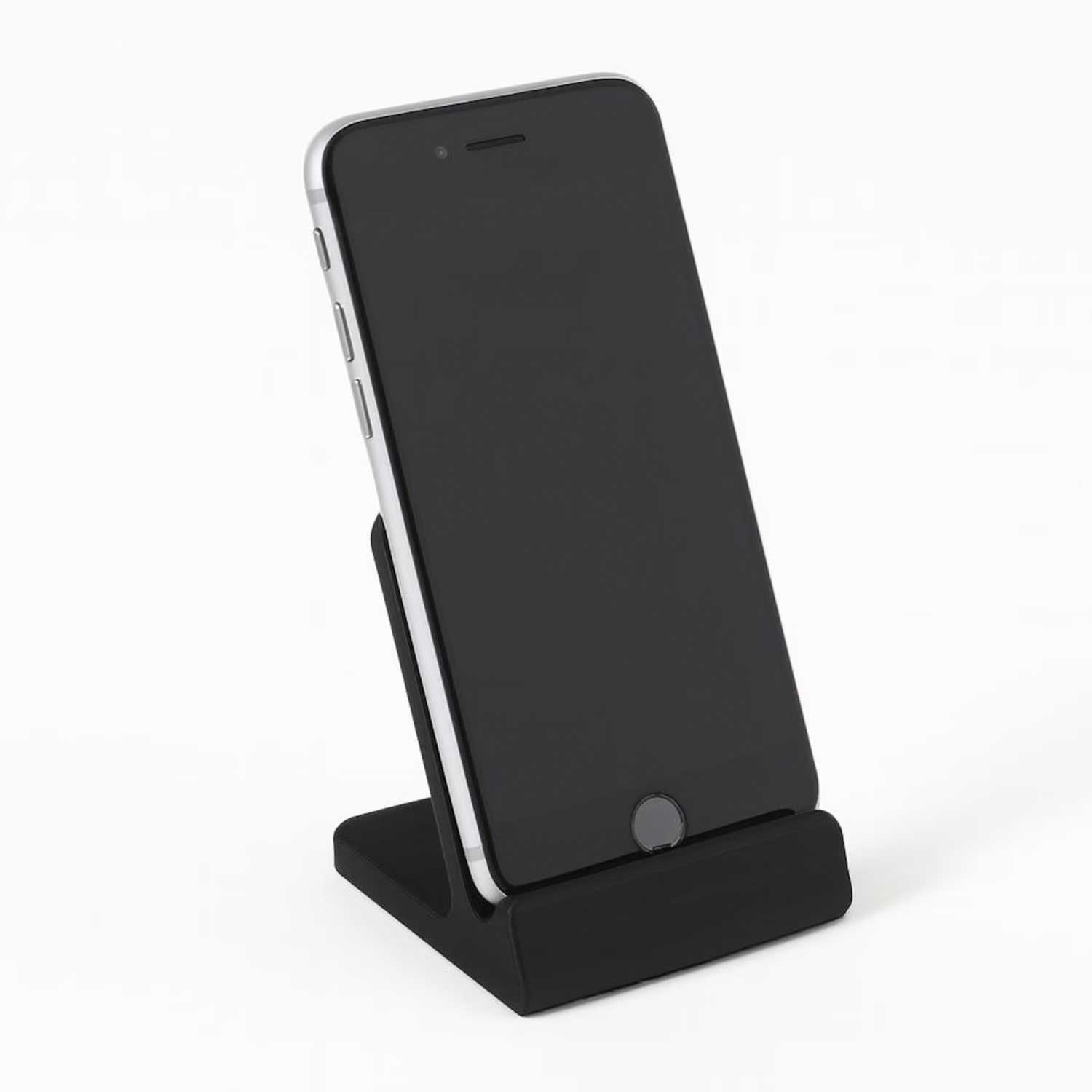Sleek Angled Desktop Device Cradle, Simple Compact Smartphone Support For Daily Work And Leisure