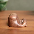 Curved Sofa Silhouette Device Holder, Hand-Sculpted Ergonomic Desktop Smartphone Support Rack