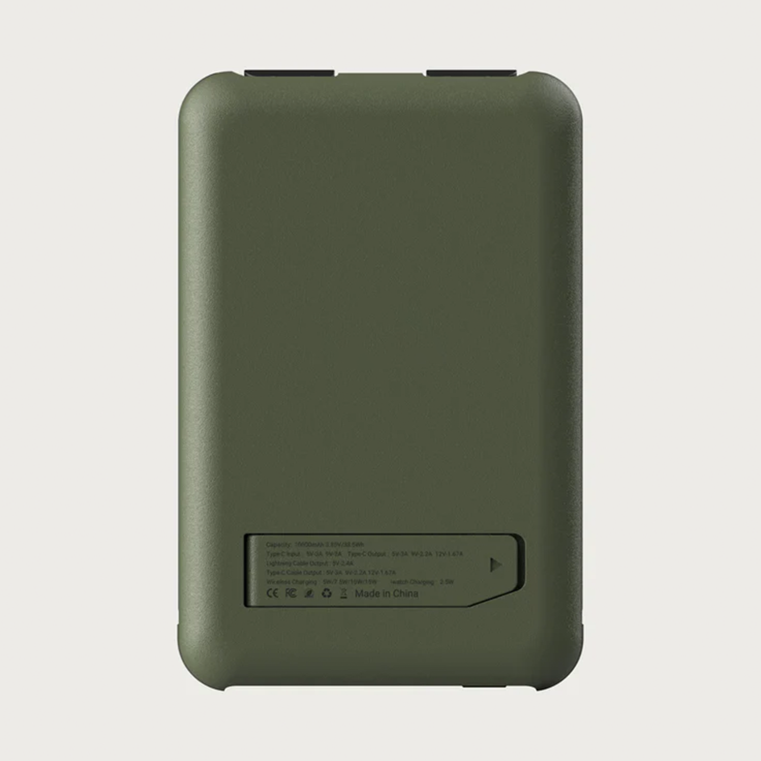 Multi-Functional Magnetic Power Pack, 10000Mah Portable Charger With Dual Integrated Connecting Cables