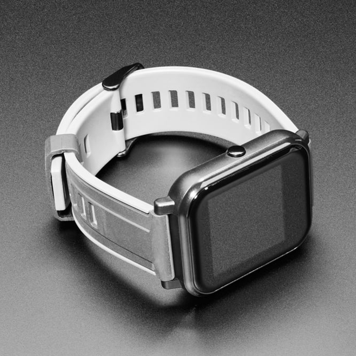 Square Programmable Wrist Smart Timepiece, Customizable Open-Script Wearable Watch With Multi Built-In Sensors