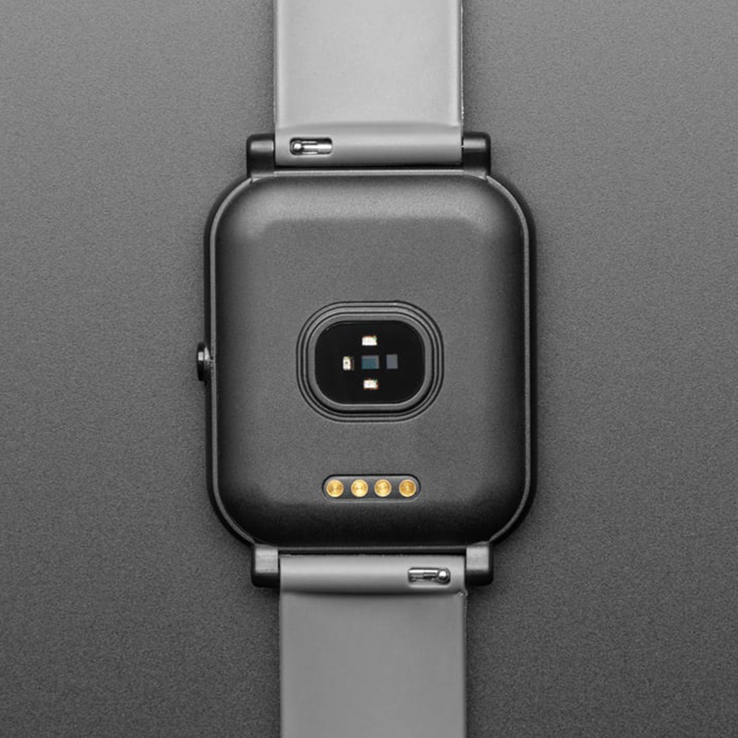 Square Programmable Wrist Smart Timepiece, Customizable Open-Script Wearable Watch With Multi Built-In Sensors