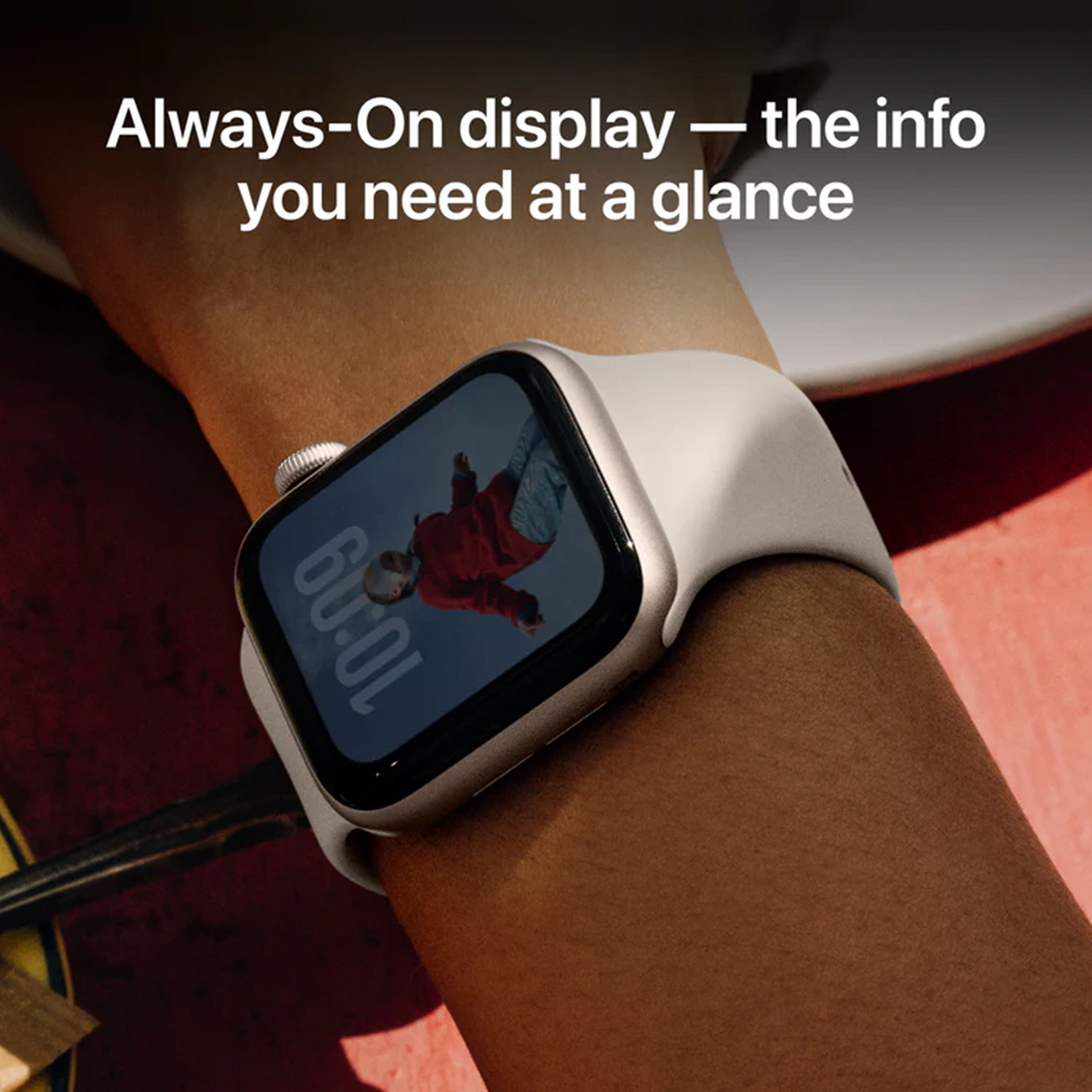 Squared Always-On Screen Smart Wristwatch, Multi-Function Wearable Tracker With Rapid Charging And Wellness Monitoring