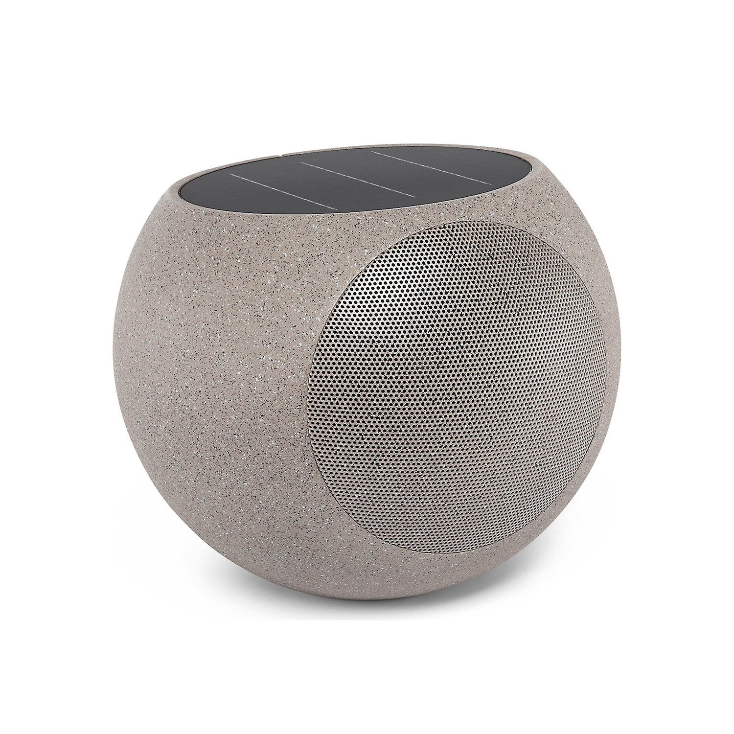Rounded Outdoor Wireless Audio Unit, Dual Charging Solar Speaker With Multi-Device Synchronization Function