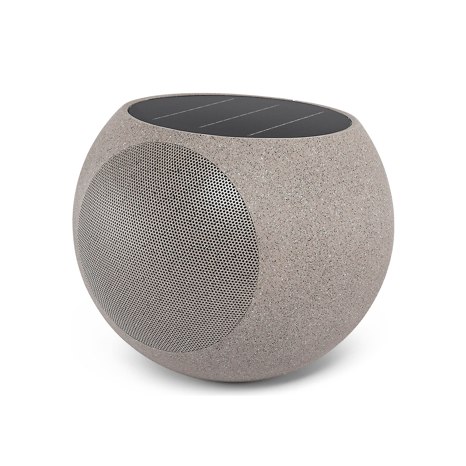 Rounded Outdoor Wireless Audio Unit, Dual Charging Solar Speaker With Multi-Device Synchronization Function