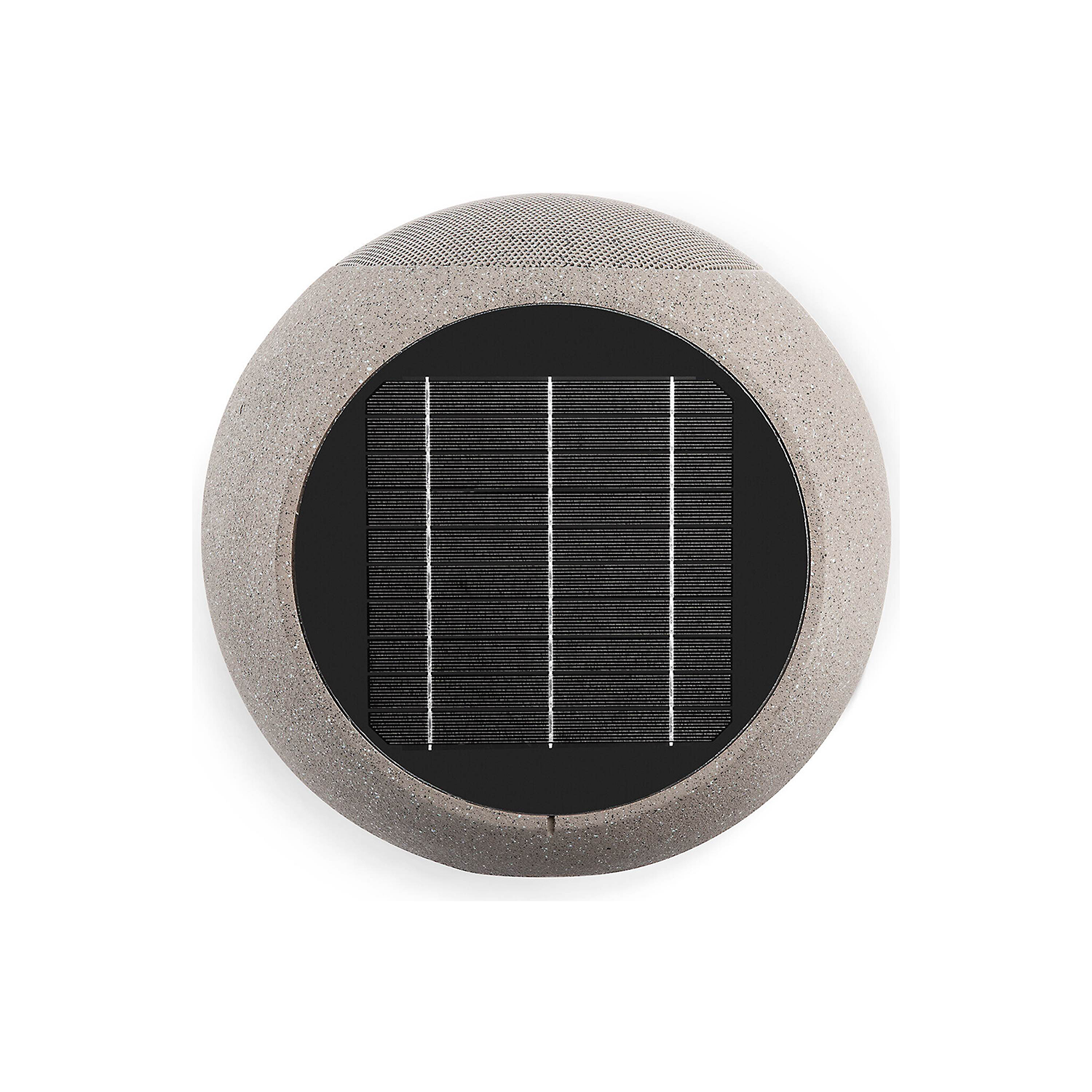 Rounded Outdoor Wireless Audio Unit, Dual Charging Solar Speaker With Multi-Device Synchronization Function